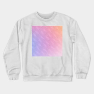 gradient wave pattern Crewneck Sweatshirt